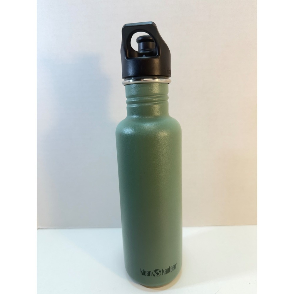 Klean Kanteen SS Water Bottle 27oz Sea Spray Green Stainless Sport Cap